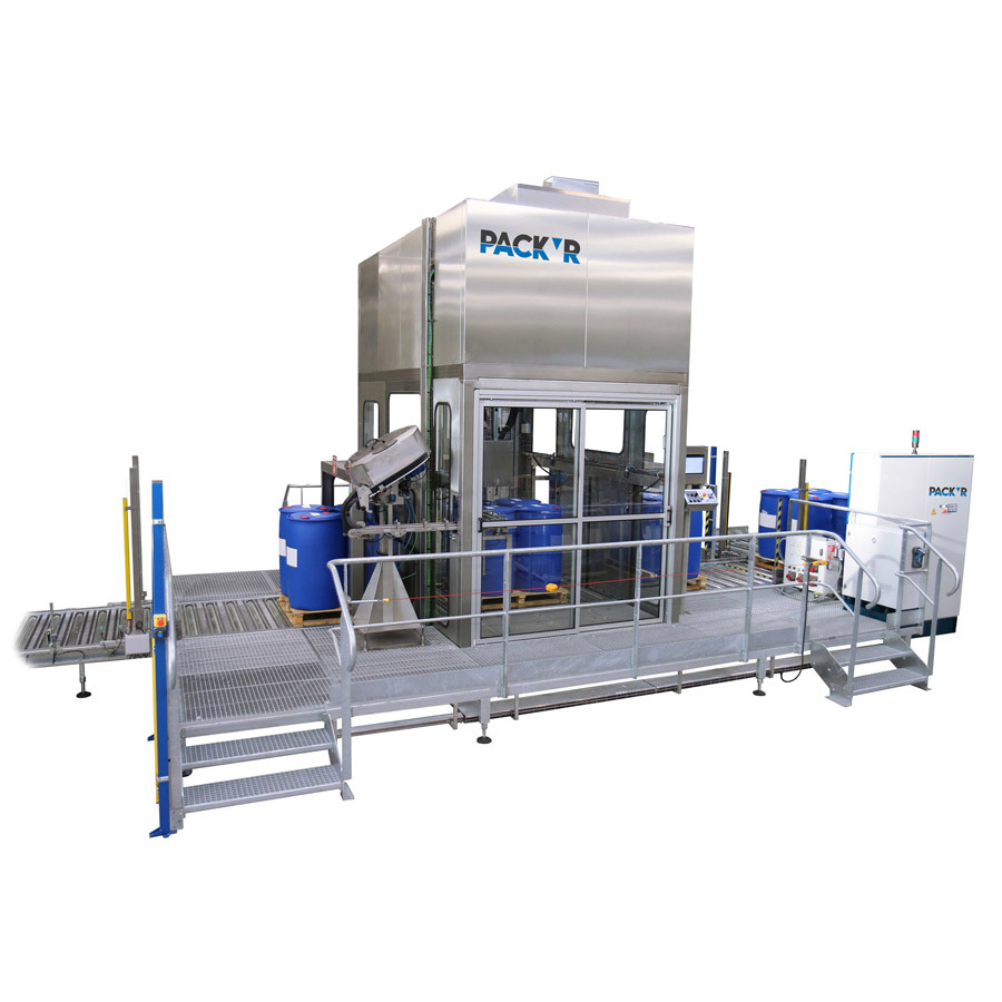 Pulsa D Drum and IBC filling and capping machine - PACKR